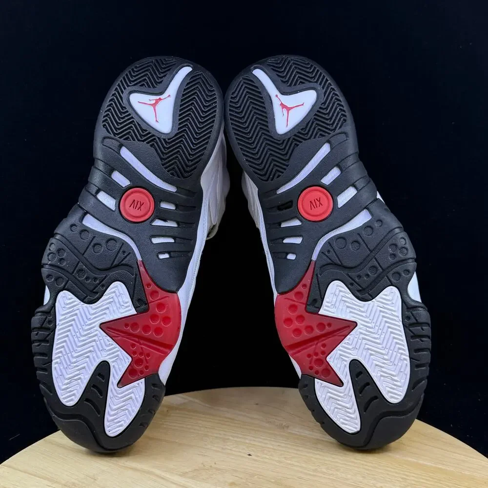Air Jordan Jumpman Two Trey White Black Red Retro Shoes DO1925-160 Men Size 10.5